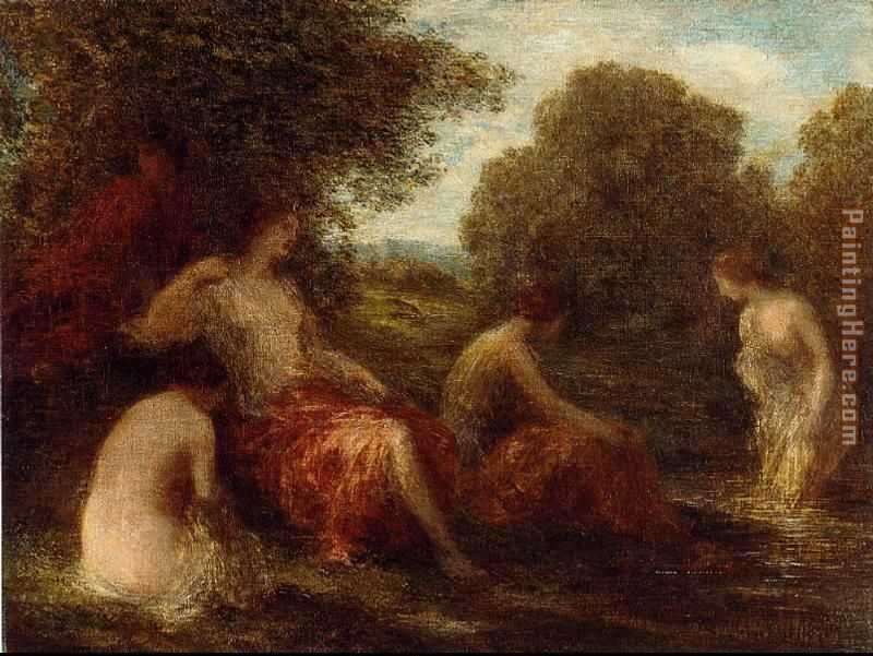 Diana and Her Handmaidens painting - Henri Fantin-Latour Diana and Her Handmaidens art painting Diana and Her Handmaidens painting - Henri Fantin-Latour Diana and Her Handmaidens art painting